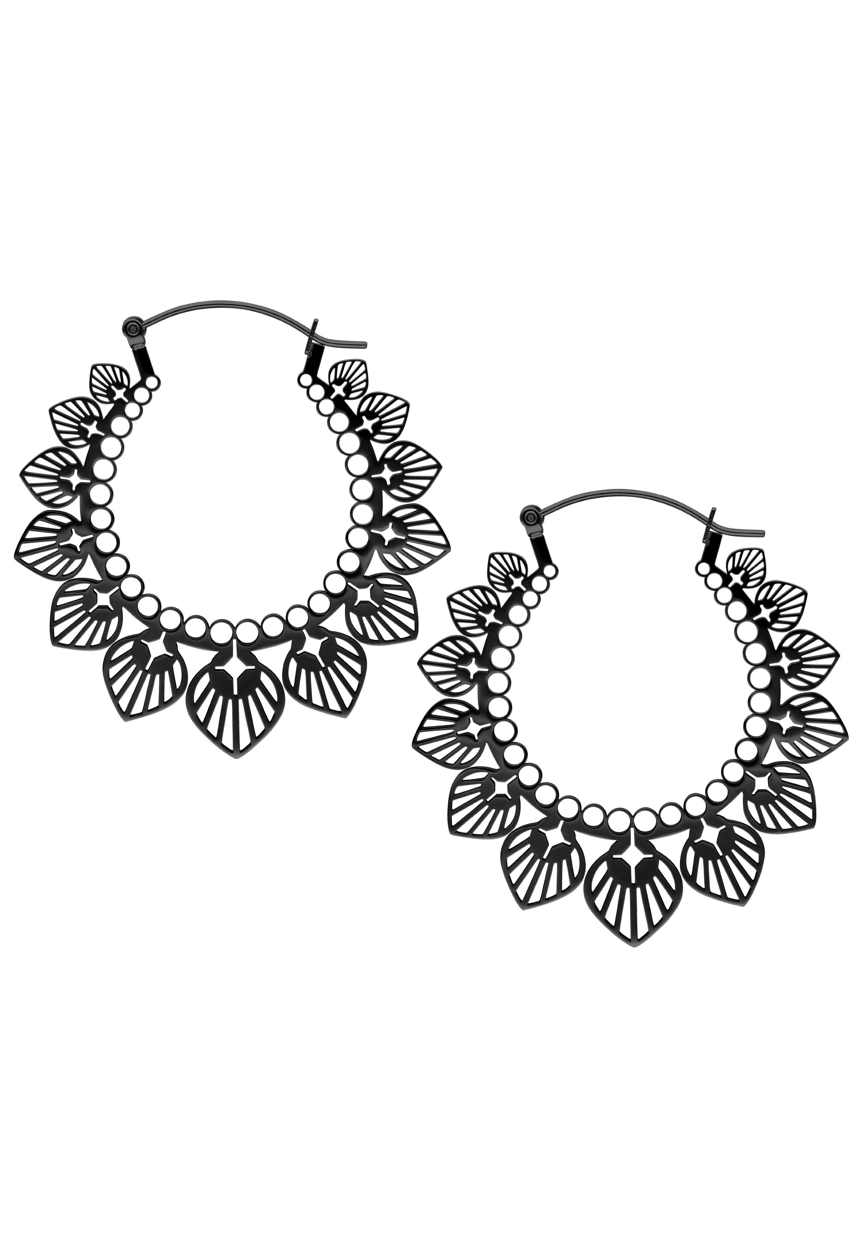 Wildcat - Sunflower Bubble Pairs Black - Earrings | Neutral-Image