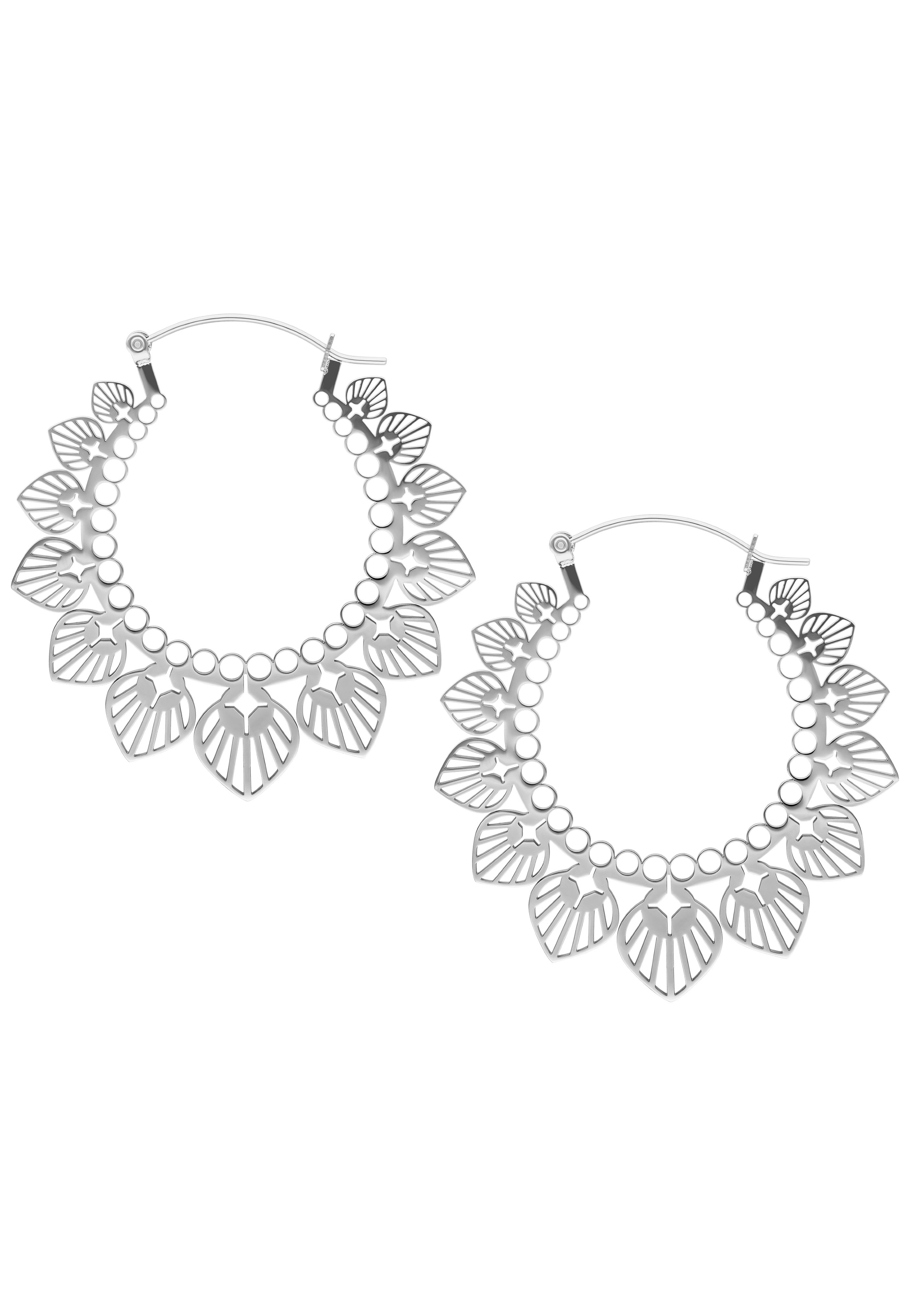 Wildcat - Sunflower Bubble Pairs Silver - Earrings | Neutral-Image