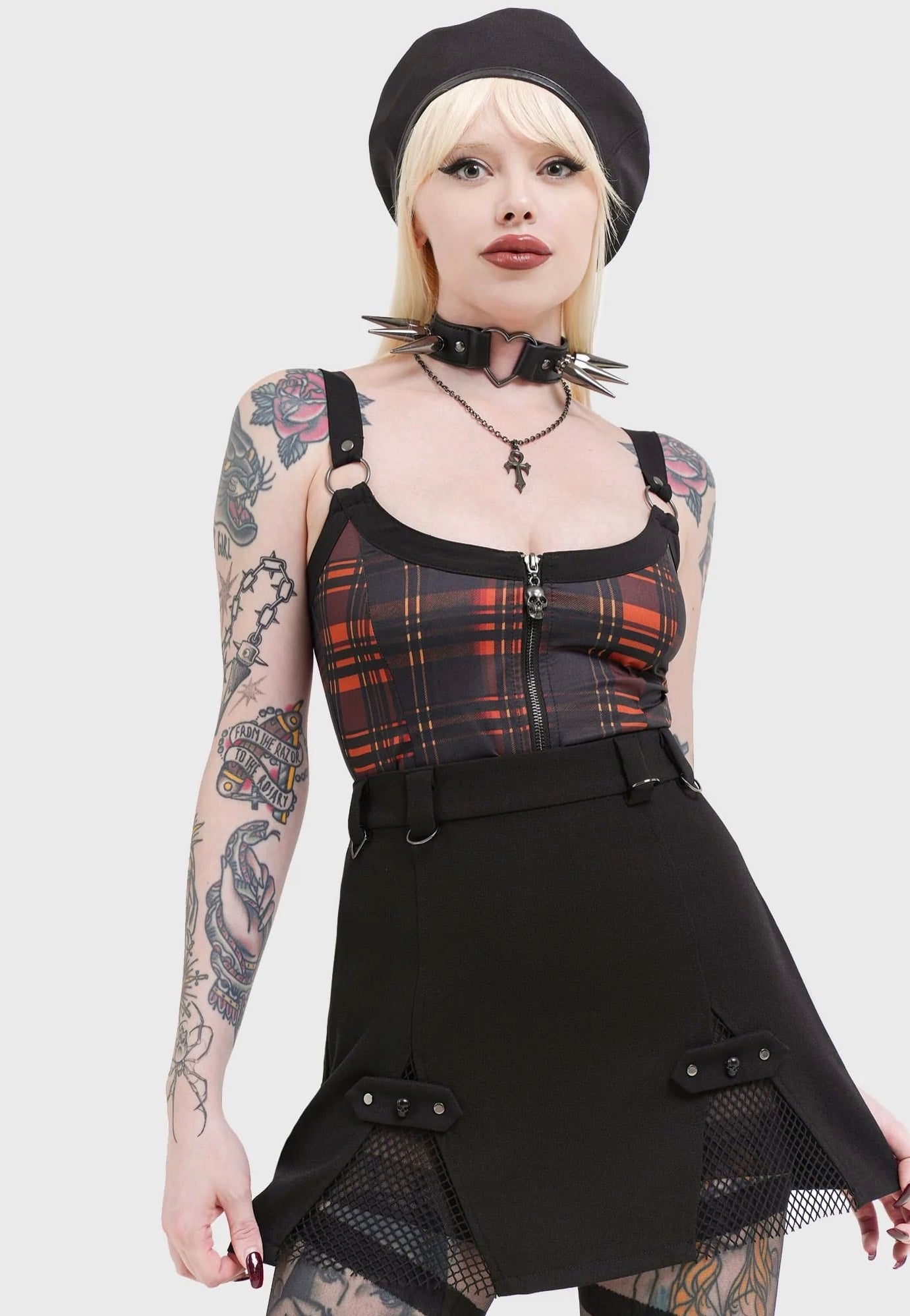 Killstar - Wrong Way Home Black - Skirt | Women-Image