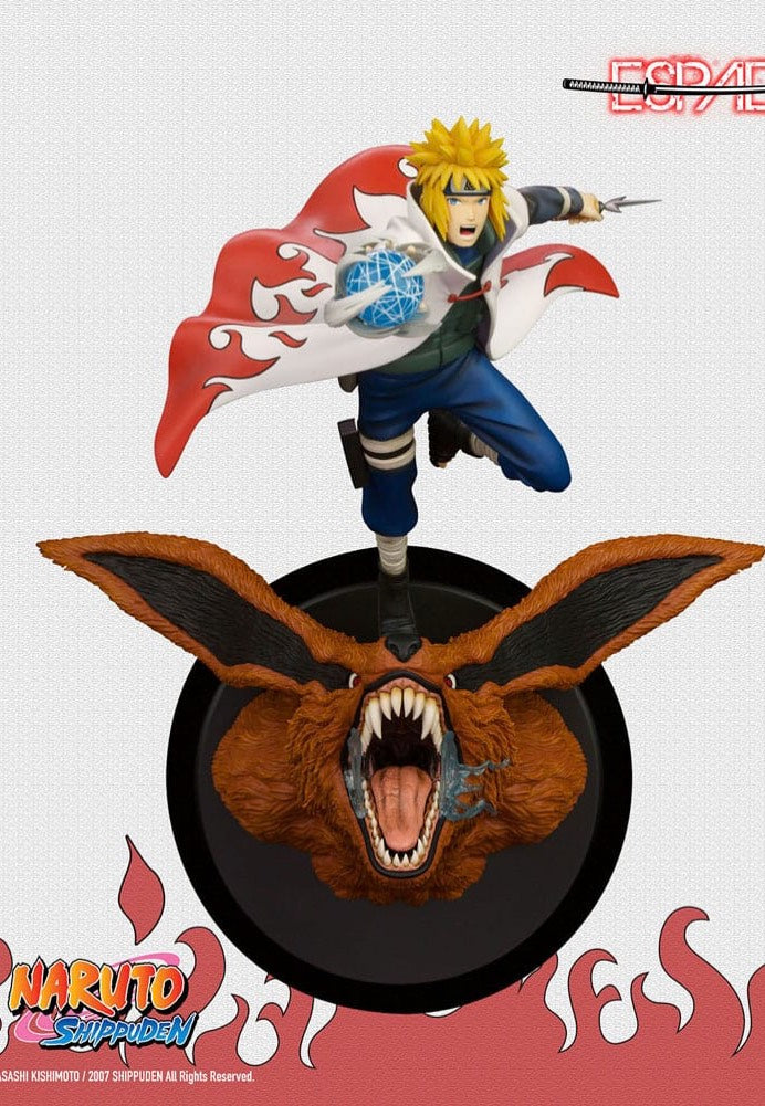 Naruto - Naruto Shippuden Minato Namikaze Vs Nine Tailed Fox 1:8 - Figure | Neutral-Image