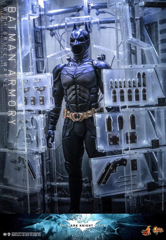 Batman - The Dark Knight Rises Batman Armory With Bruce Wayne 1:6 Movie Masterpiece - Figure | Neutral-Image