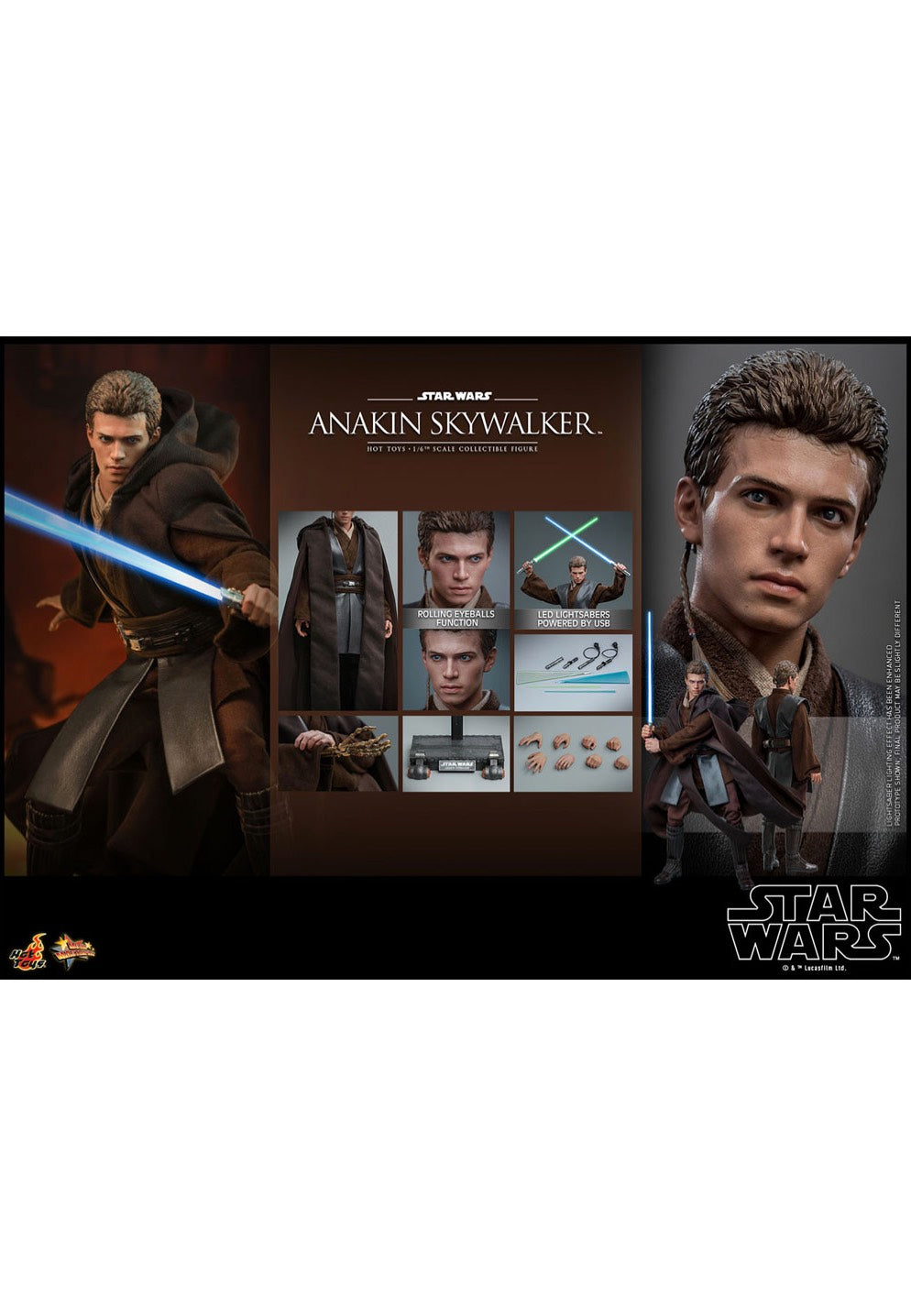 Star Wars - Star Wars: Episode II Anakin Skywalker 1:6 - Action Figure | Neutral-Image