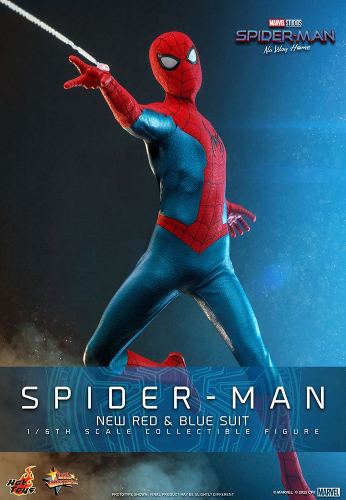 Spider-Man - Spider-Man: No Way Home (New Red and Blue Suit) Movie Masterpiece 1:6 - Action Figure | Neutral-Image