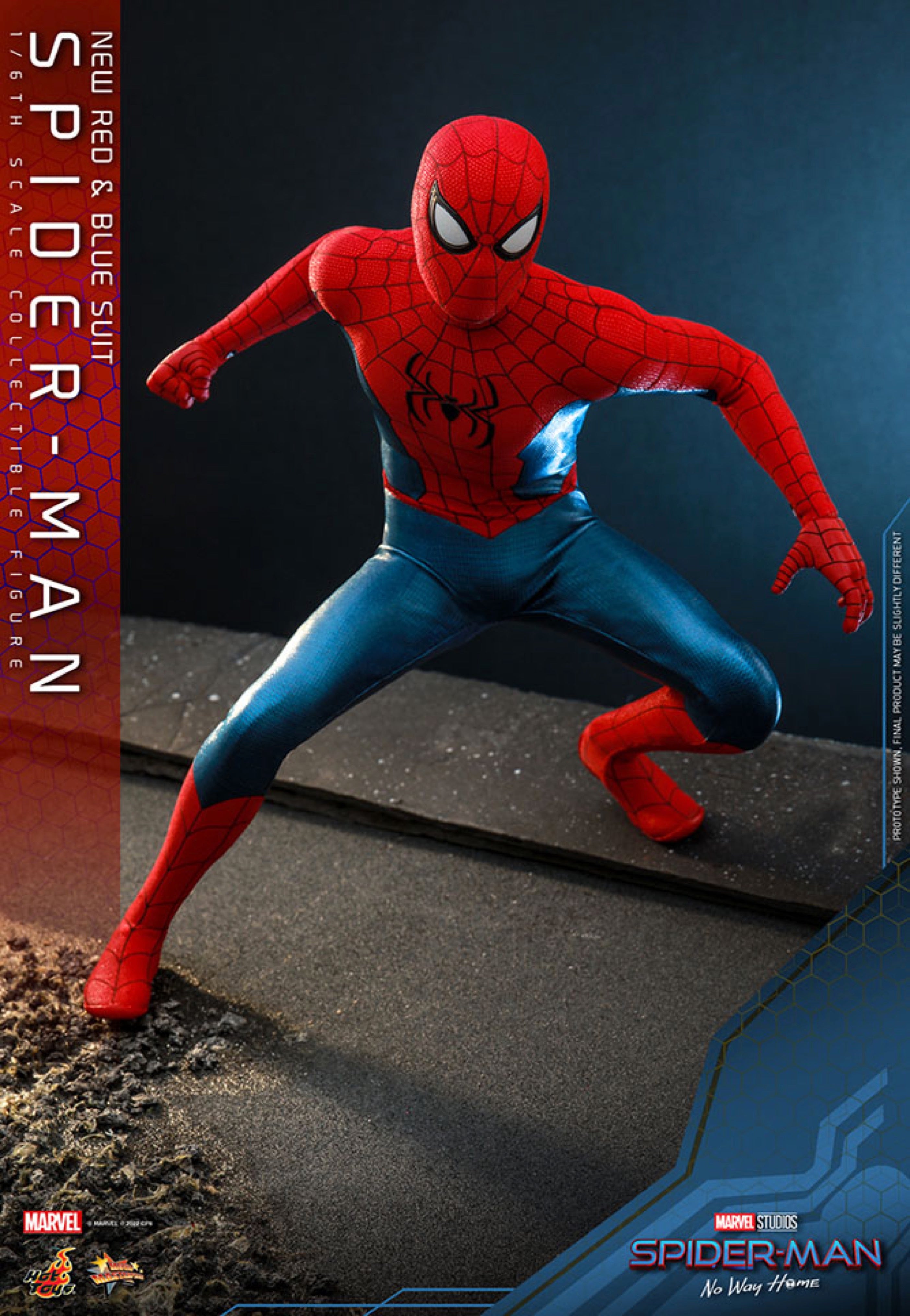 Spider-Man - Spider-Man: No Way Home (New Red and Blue Suit) Movie Masterpiece 1:6 - Action Figure | Neutral-Image