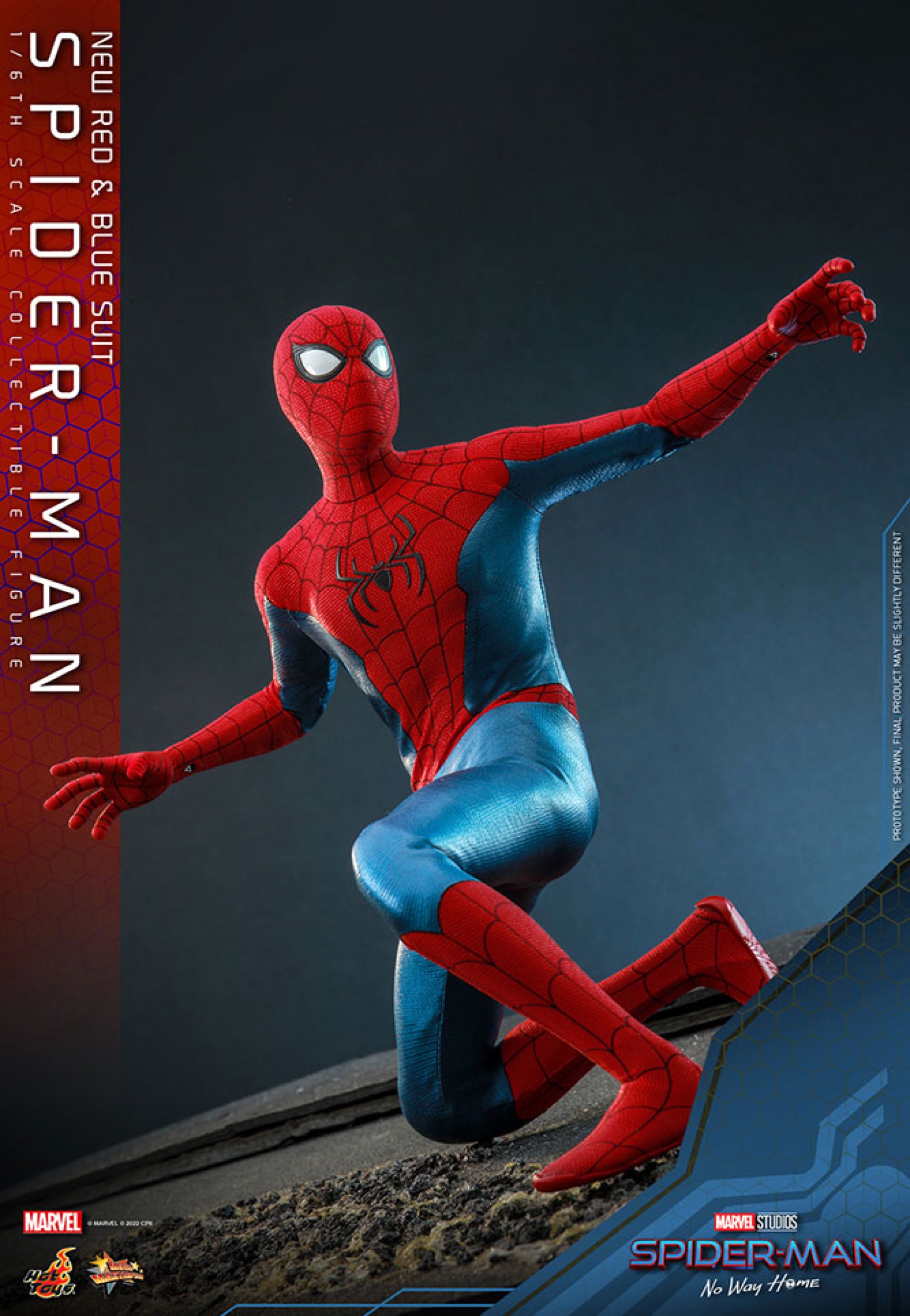 Spider-Man - Spider-Man: No Way Home (New Red and Blue Suit) Movie Masterpiece 1:6 - Action Figure | Neutral-Image