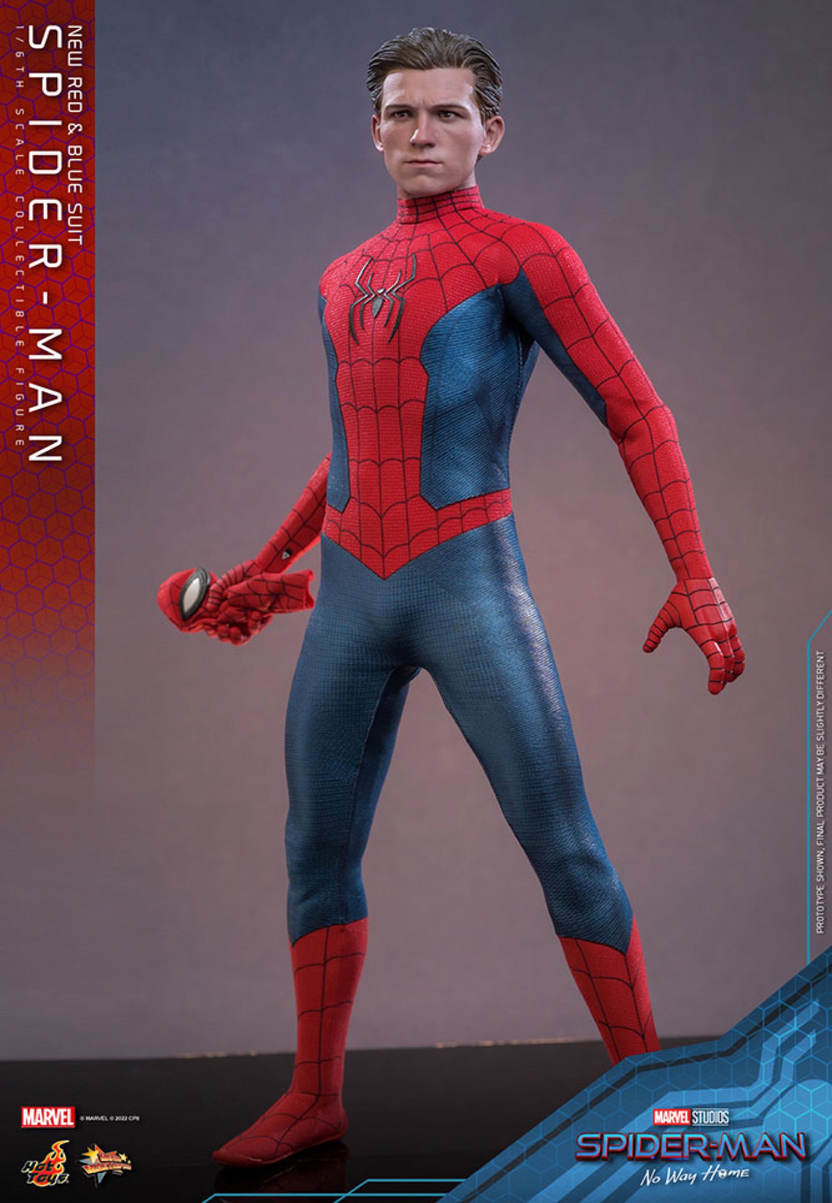 Spider-Man - Spider-Man: No Way Home (New Red and Blue Suit) Movie Masterpiece 1:6 - Action Figure | Neutral-Image