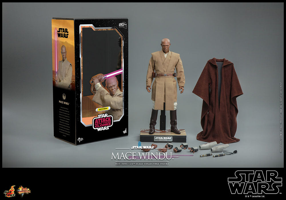 Star Wars - Star Wars: Episode II Mace Windu 1:6 - Action Figure | Neutral-Image