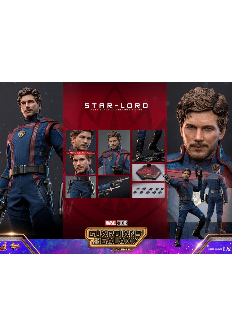 Guardians Of The Galaxy - Star-Lord Vol. 3 1:6 Movie Masterpiece - Figure | Neutral-Image