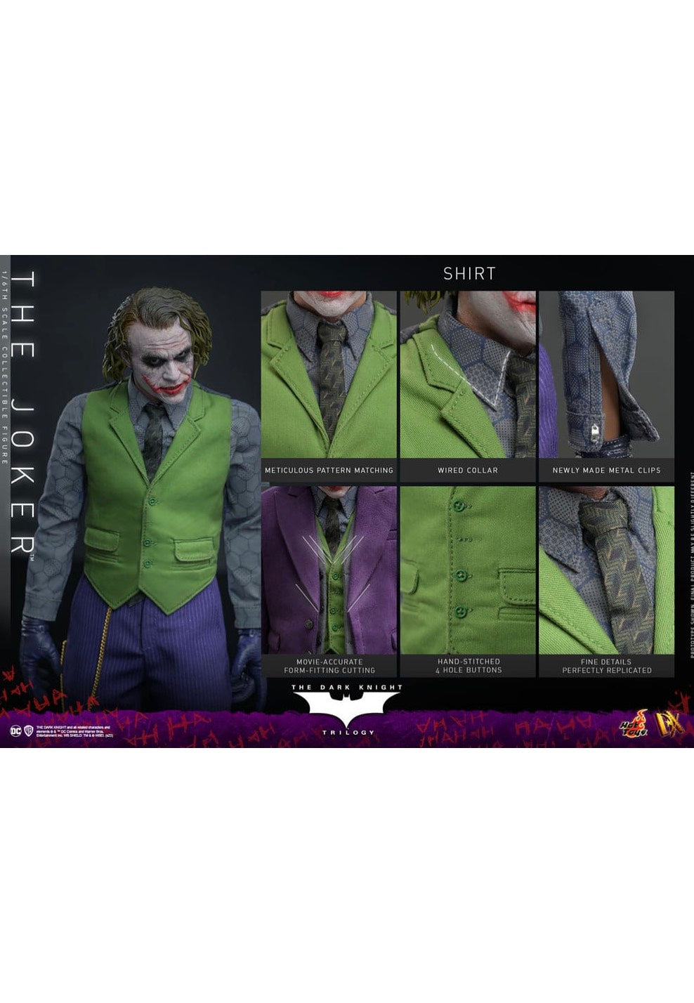 Batman - The Joker 1/6 (Batman: The Dark Knight) - Figure | Neutral-Image