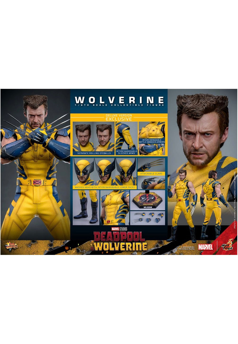 Wolverine - Wolverine (Deluxe Version) 1/6 Movie Masterpiece - Figure | Neutral-Image