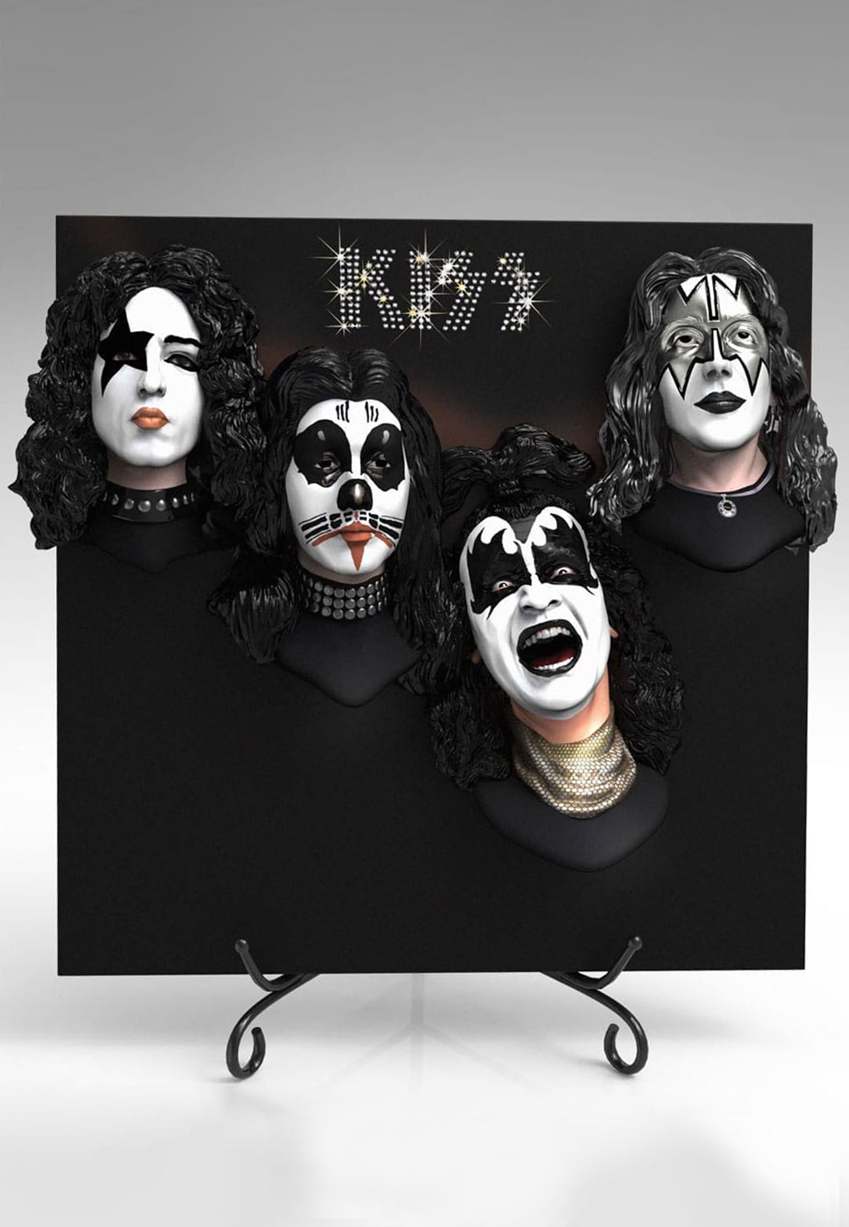 Kiss - Debut Album 3D Vinyl - Statue | Neutral-Image