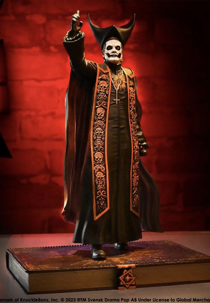 Ghost - Papa Emeritus IV (Black Robes) 1/9 Rock Iconz - Statue | Neutral-Image