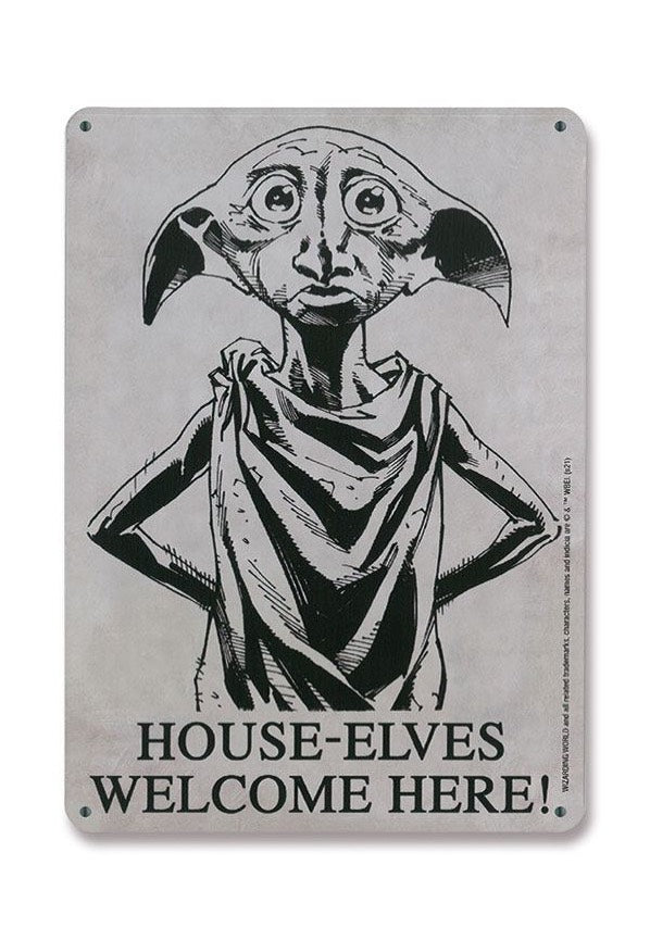 Harry Potter - House-Elves - Metal Plate | Neutral-Image