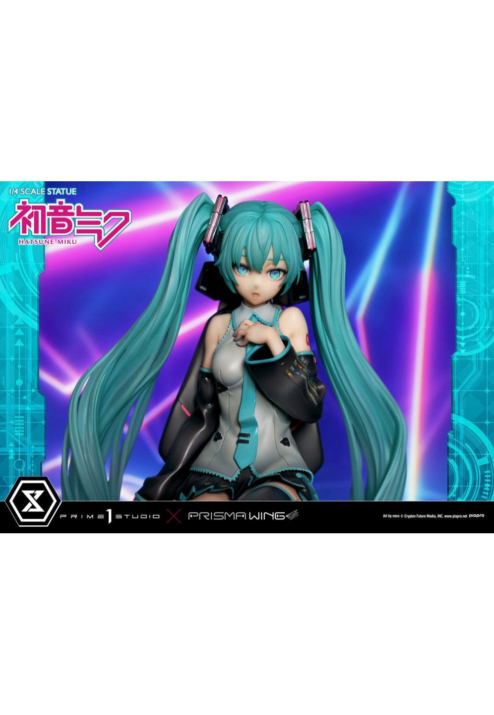 Hatsune Miku - Prisma Wing 1:4 Hatsune Miku Art by neco - Figure | Neutral-Image