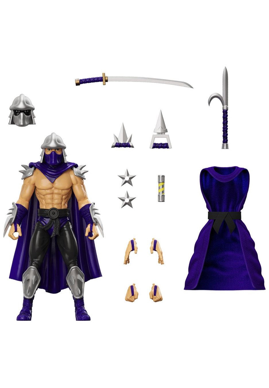 Turtles - Shredder (Silver Armor) Ultimates - Action Figure | Neutral-Image