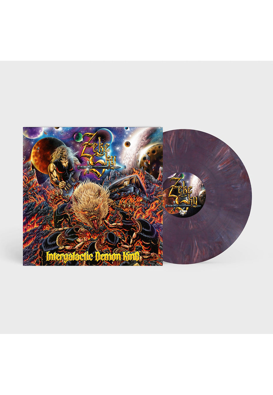 Zeke Sky - Intergalactic Demon King Red/Blue/White - Marbled Vinyl | Neutral-Image