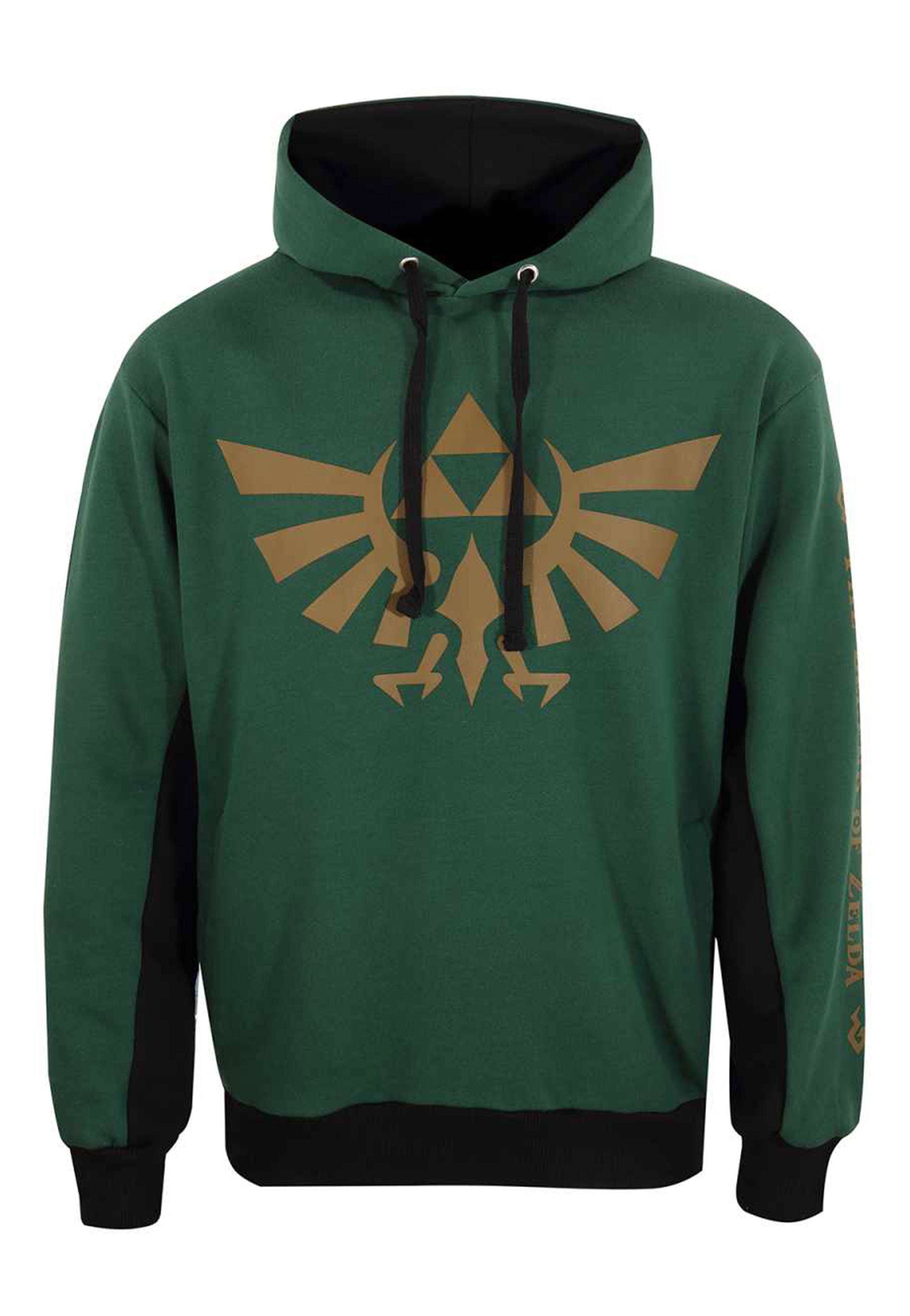 The Legend Of Zelda - Hyrule And Symbols Dark Green - Hoodie | Neutral-Image