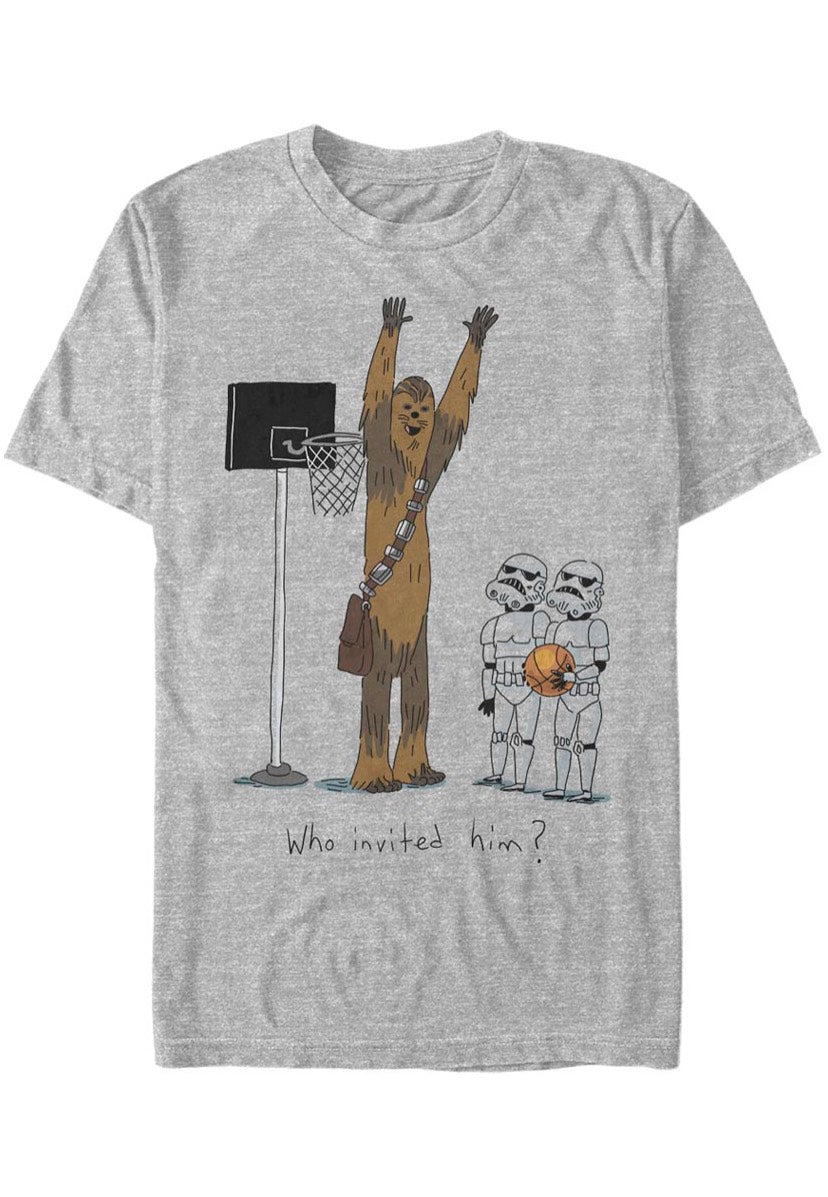 Star Wars - Chewie Basketball Heather Grey - T-Shirt