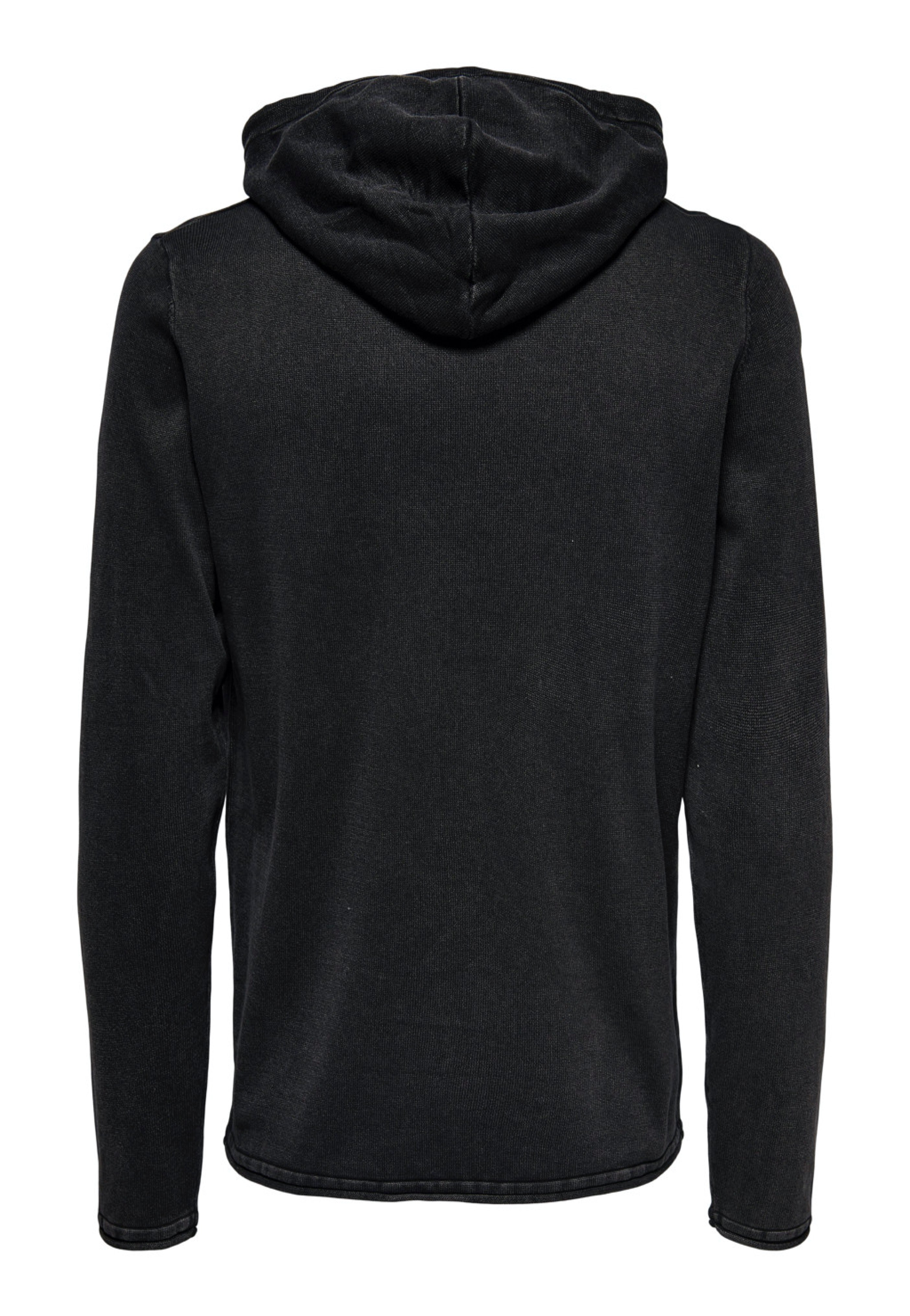 Only & Sons - Garson Hood Black - Hoodie