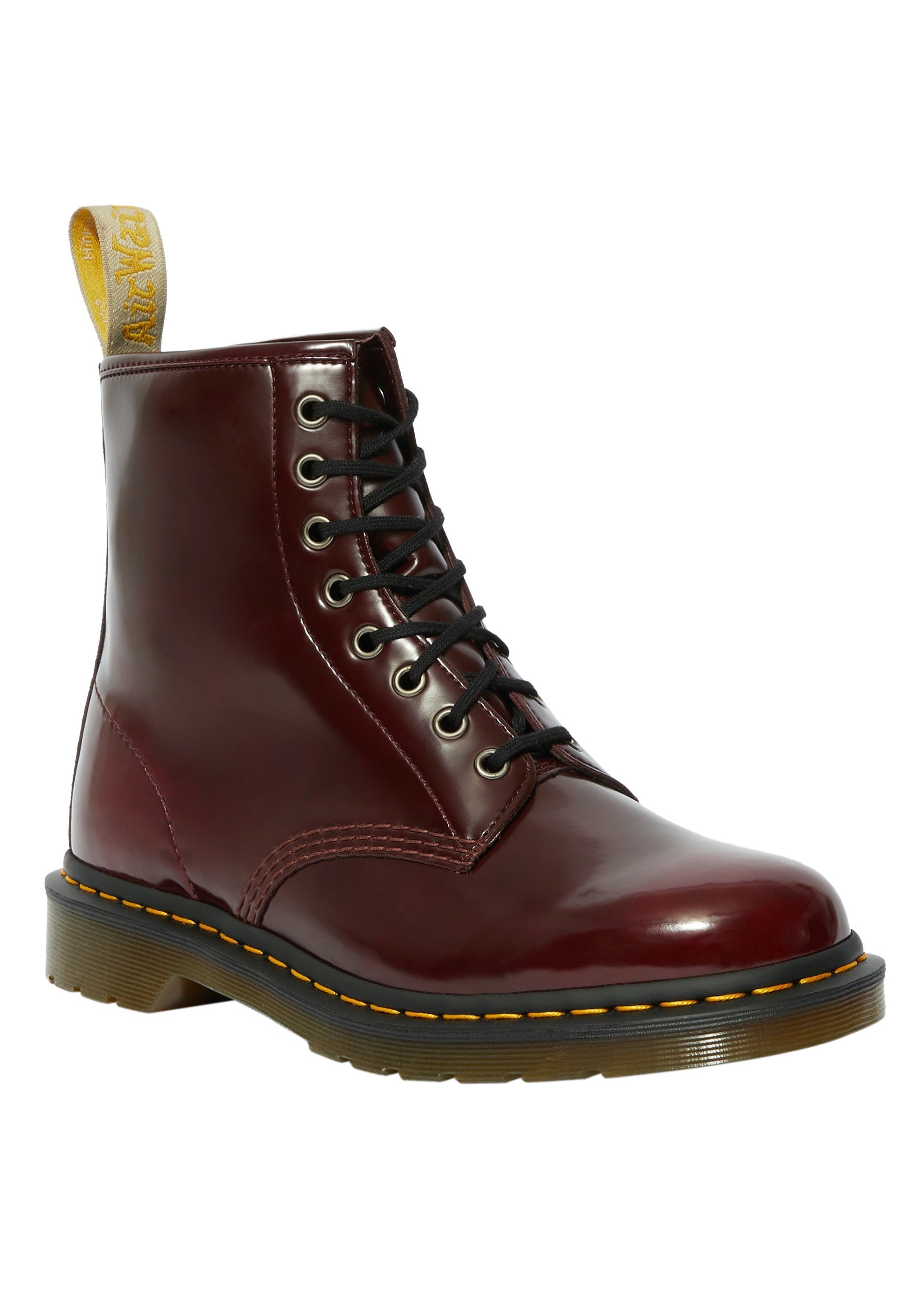 Dr. Martens - Vegan 1460 Cherry Red Oxford Rub Off Red - Shoes