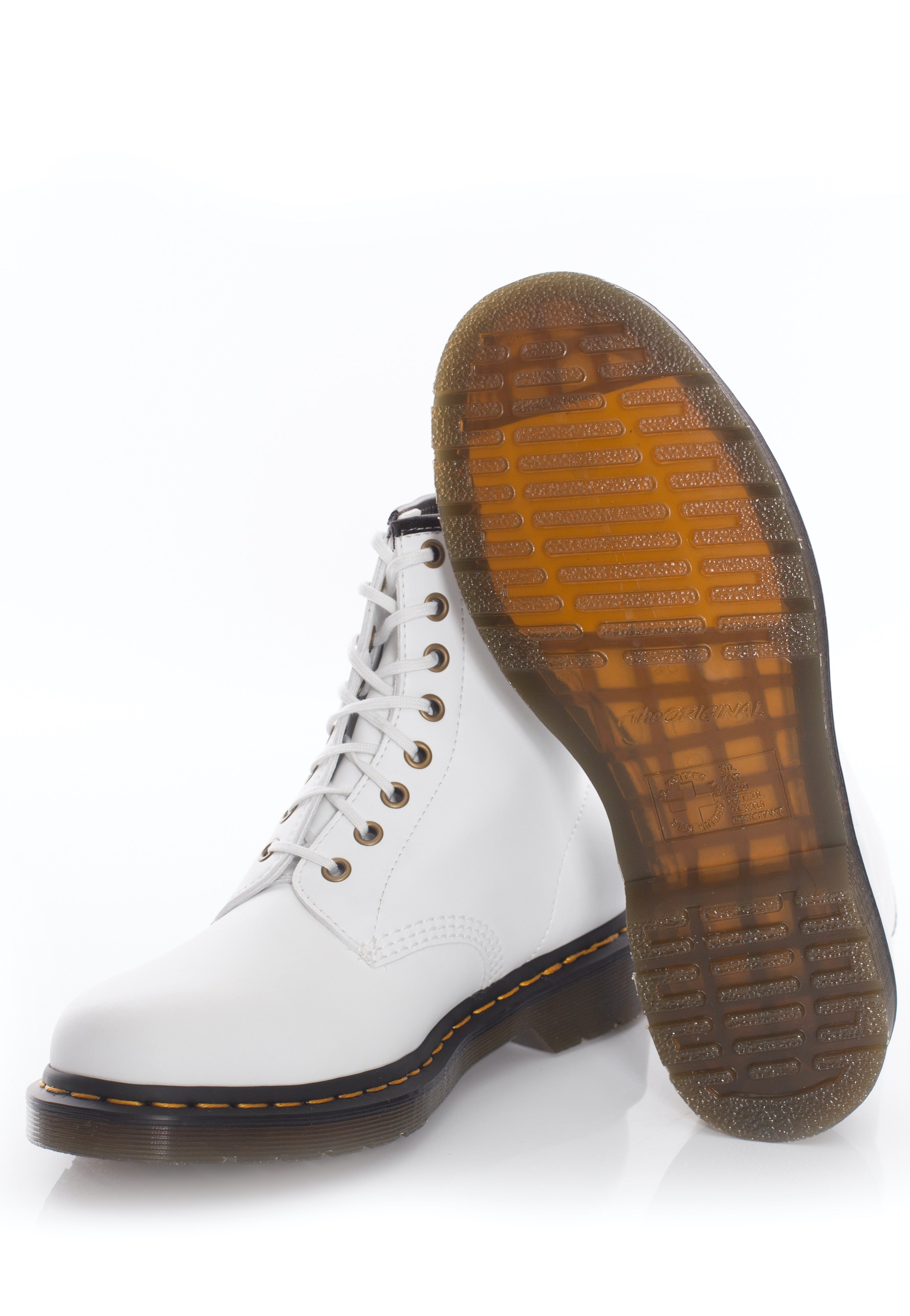 Dr. Martens - Vegan 1460 Optical White Kemble - Shoes