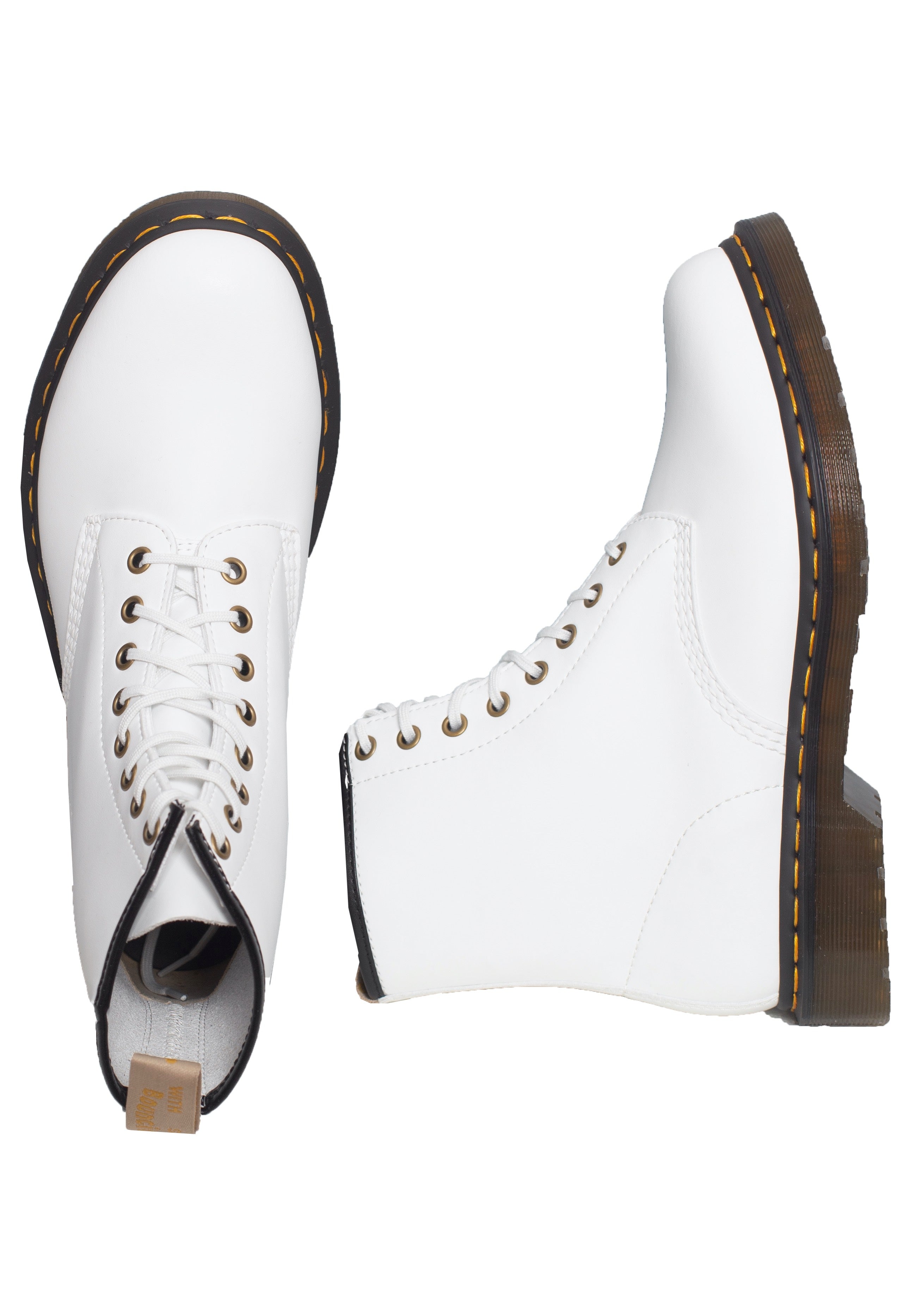 Dr. Martens - Vegan 1460 Optical White Kemble - Shoes