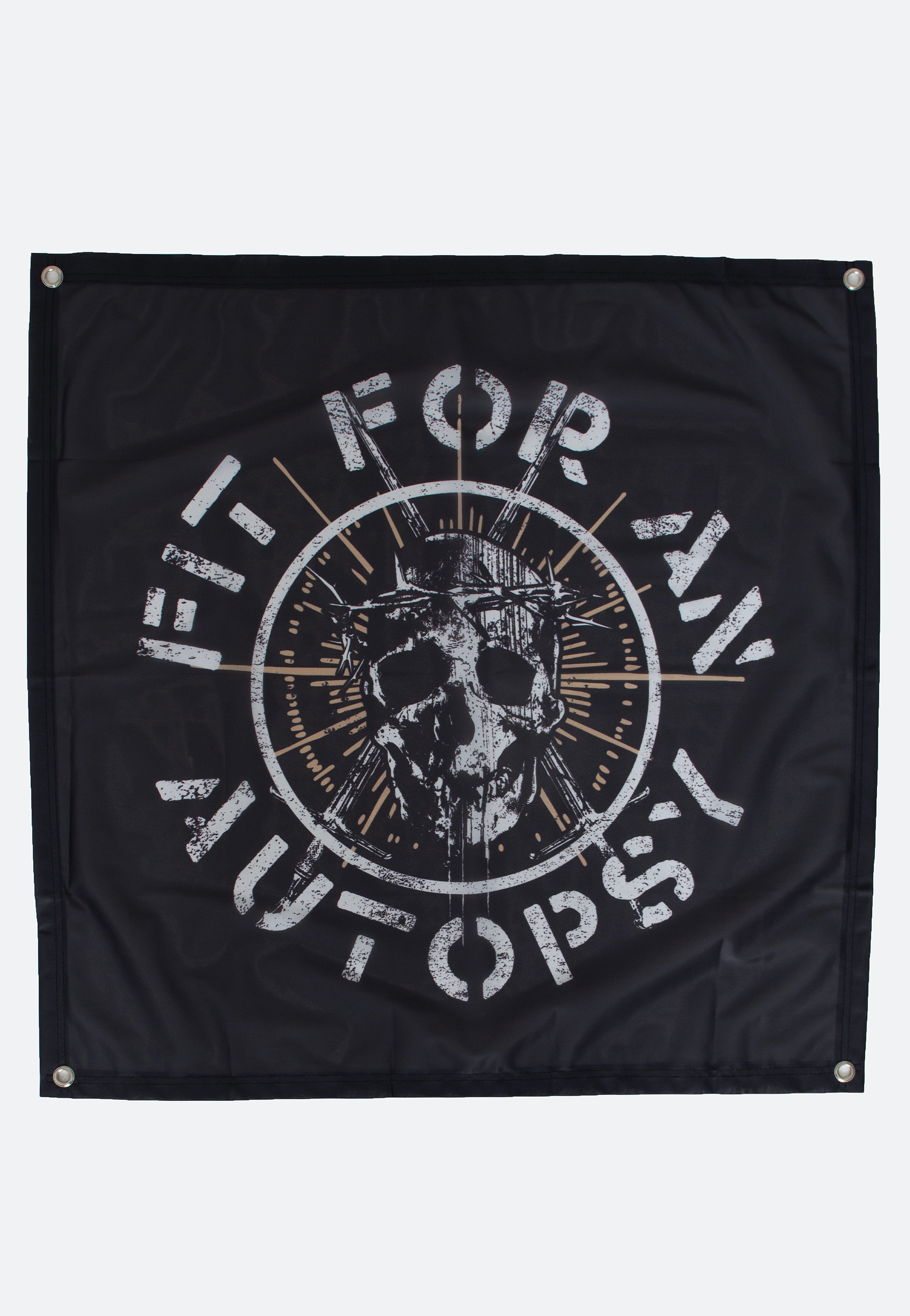 Fit For An Autopsy - Circle Skull - Flag