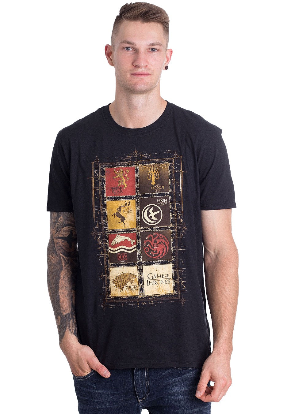 Game Of Thrones - Block Sigils - T-Shirt