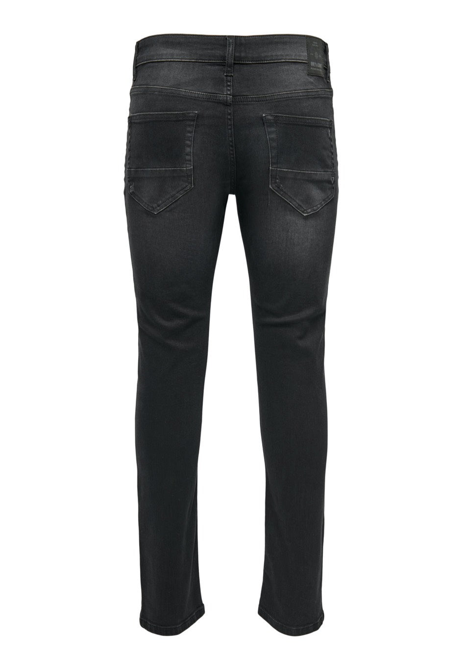 Only & Sons - Loom Slim Damage Black Denim - Jeans