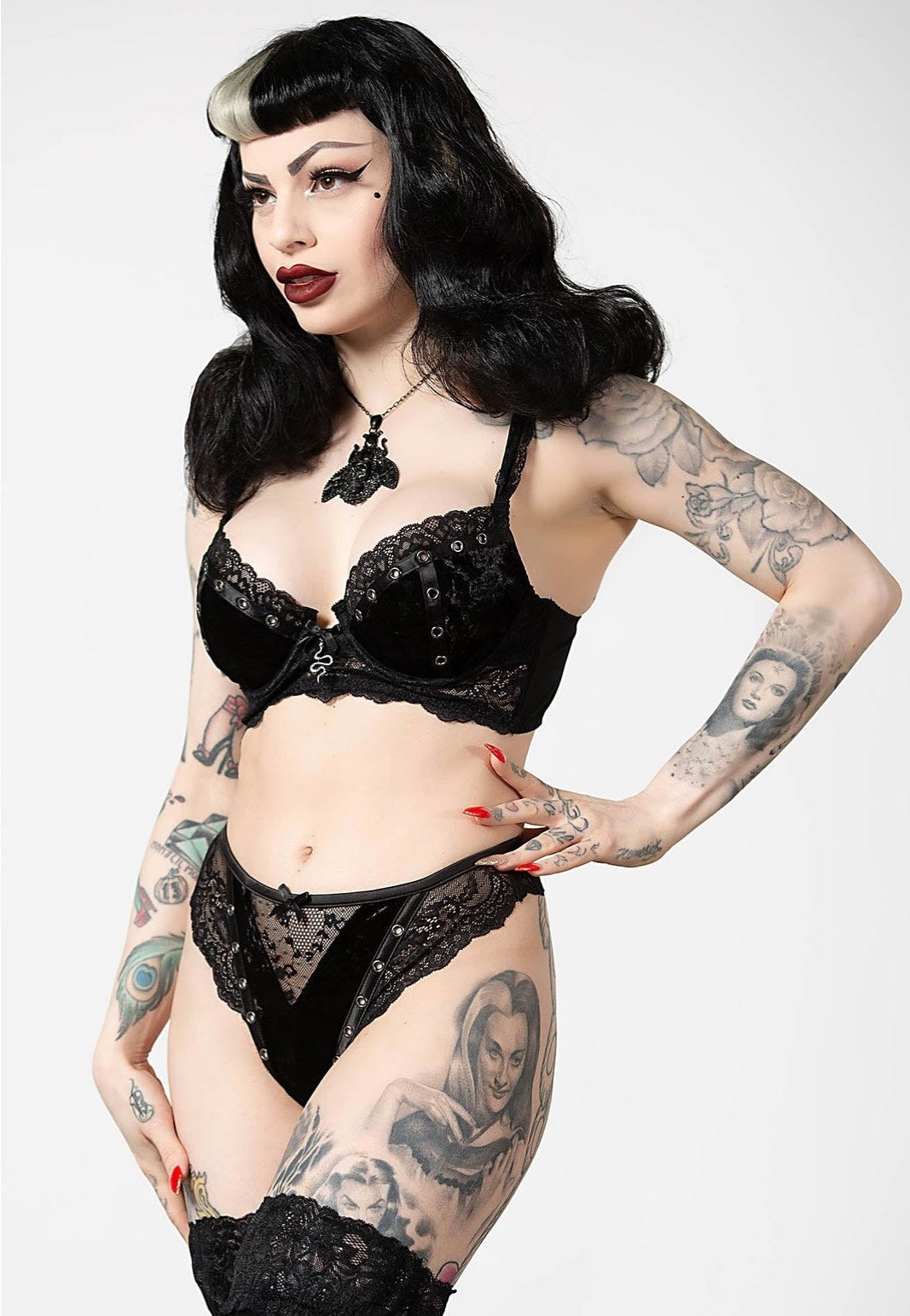 Killstar - Sacred Spirits Velvet Black - Bra