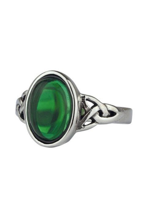 etNox - Celtic Green Silver - Ring