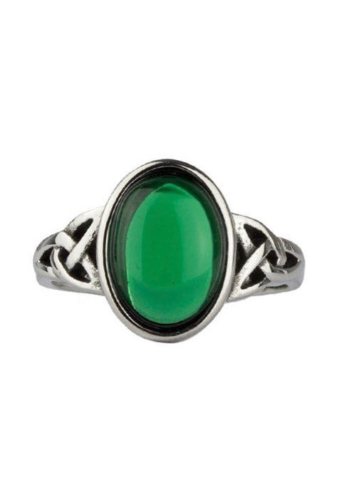 etNox - Celtic Green Silver - Ring