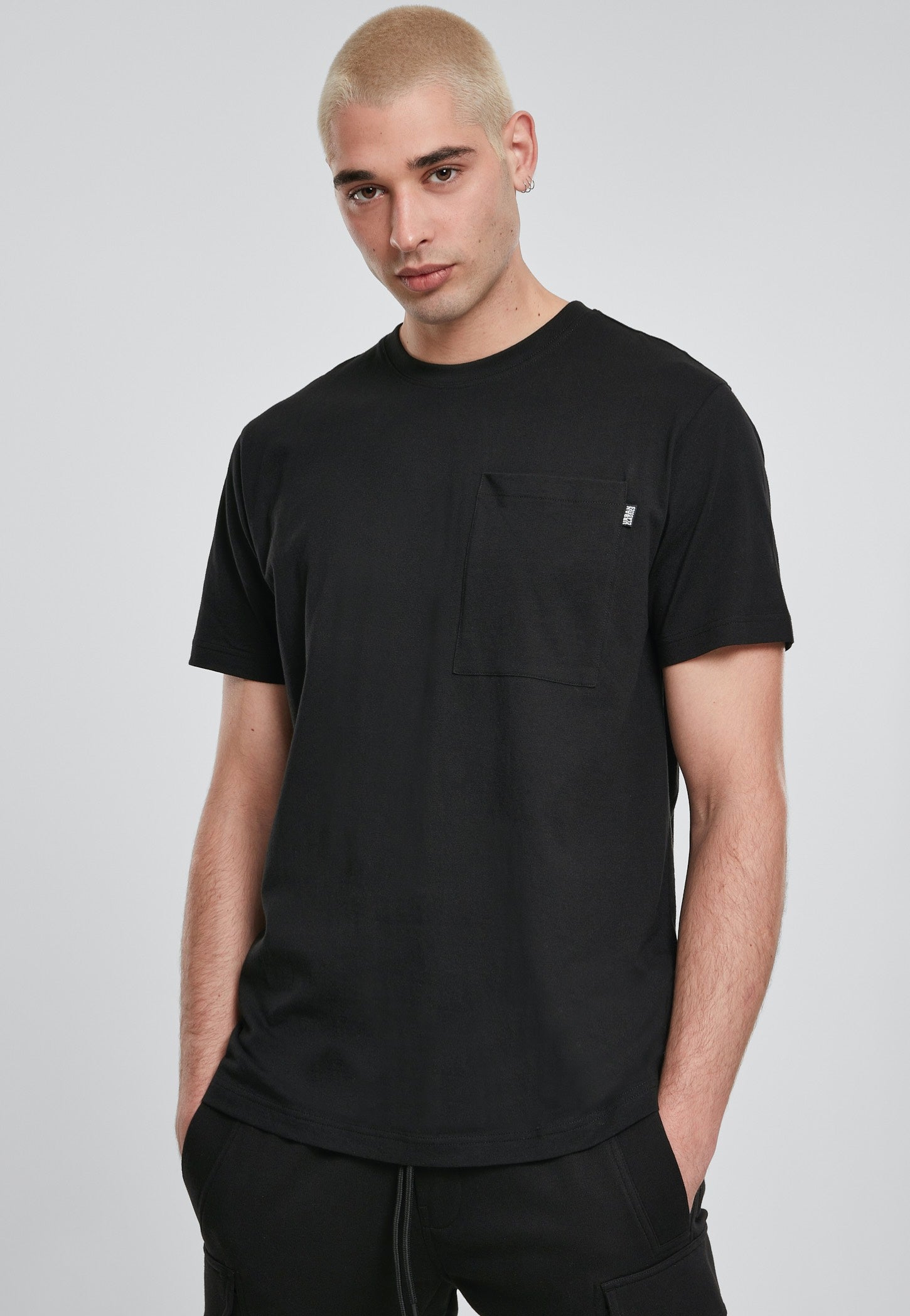 Urban Classics - Basic Pocket Black - T-Shirt