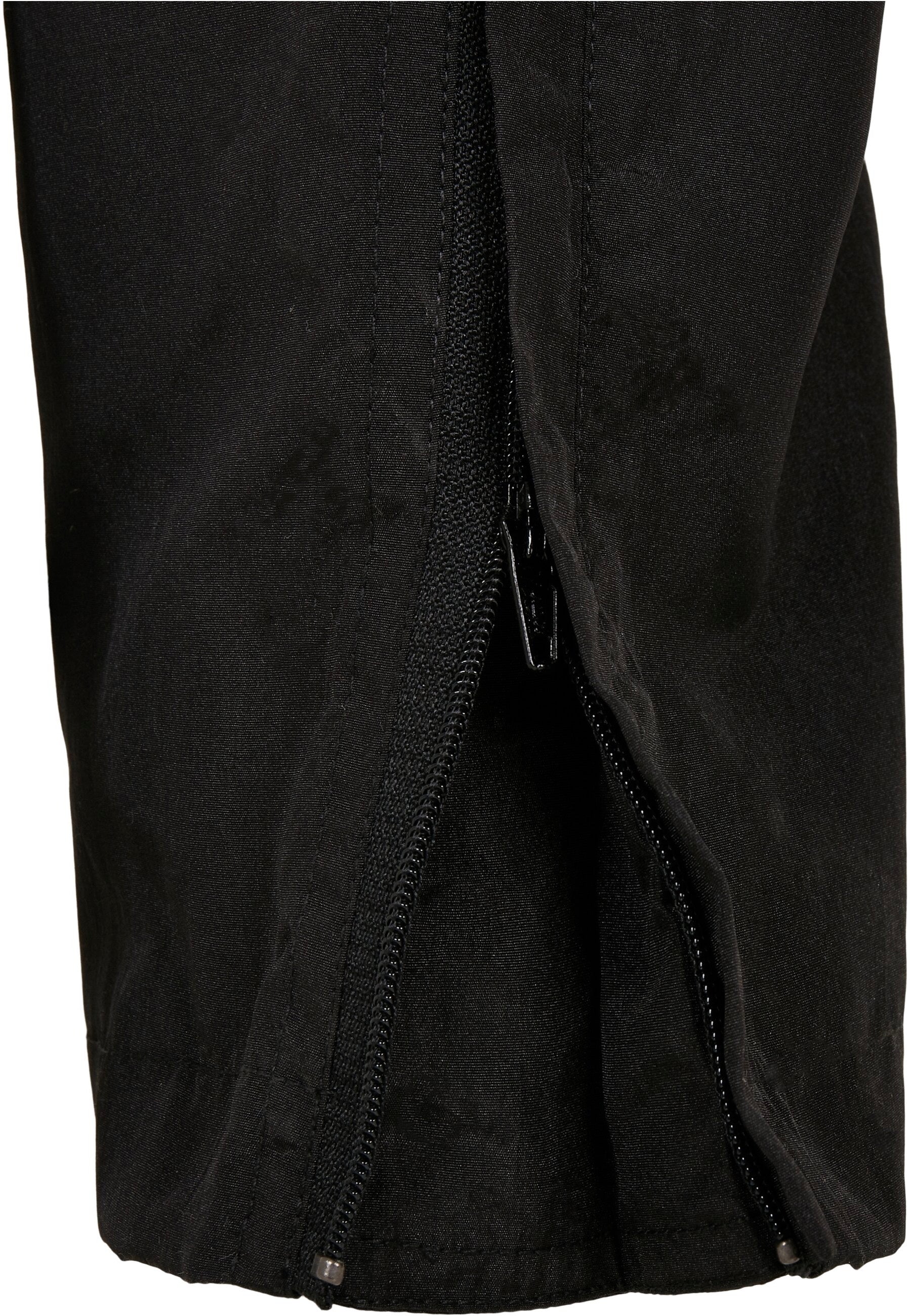 Urban Classics - Ladies Shiny Crinkle Nylon Zip Black - Pants