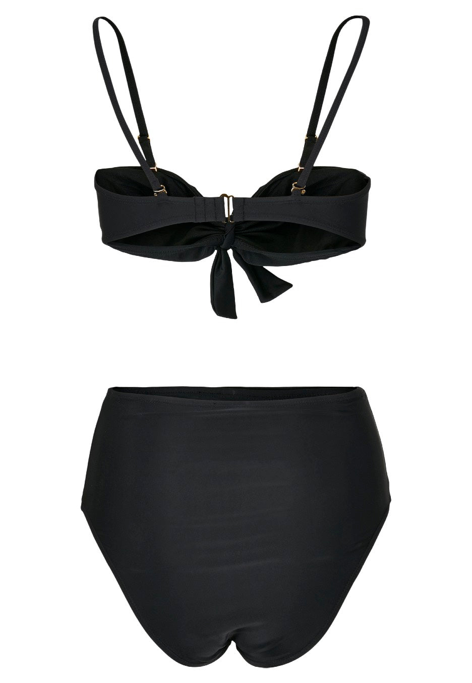 Urban Classics LADIES HIGH WAIST - Bikini - black/schwarz 
