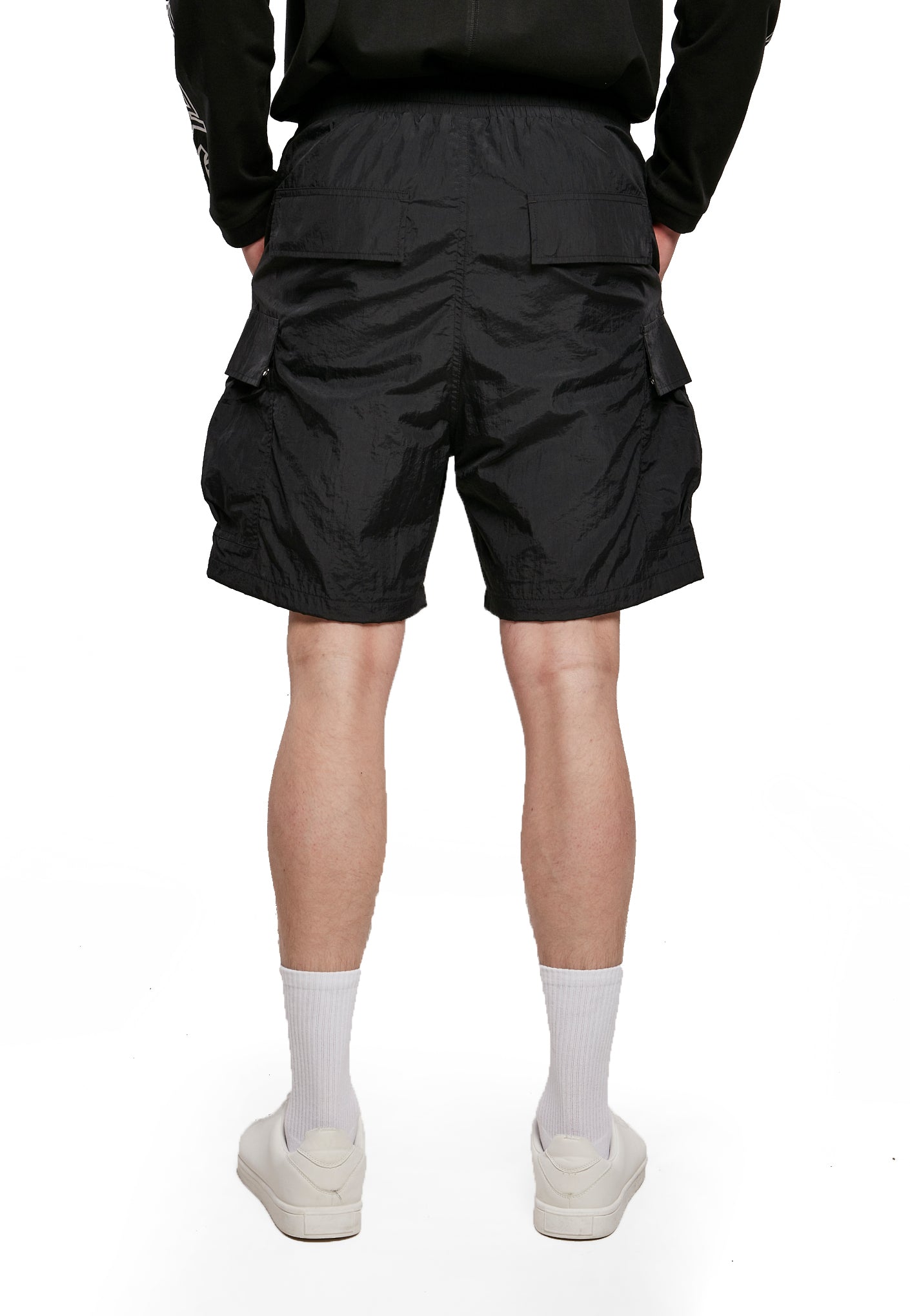 Urban Classics - Nylon Cargo Black - Shorts