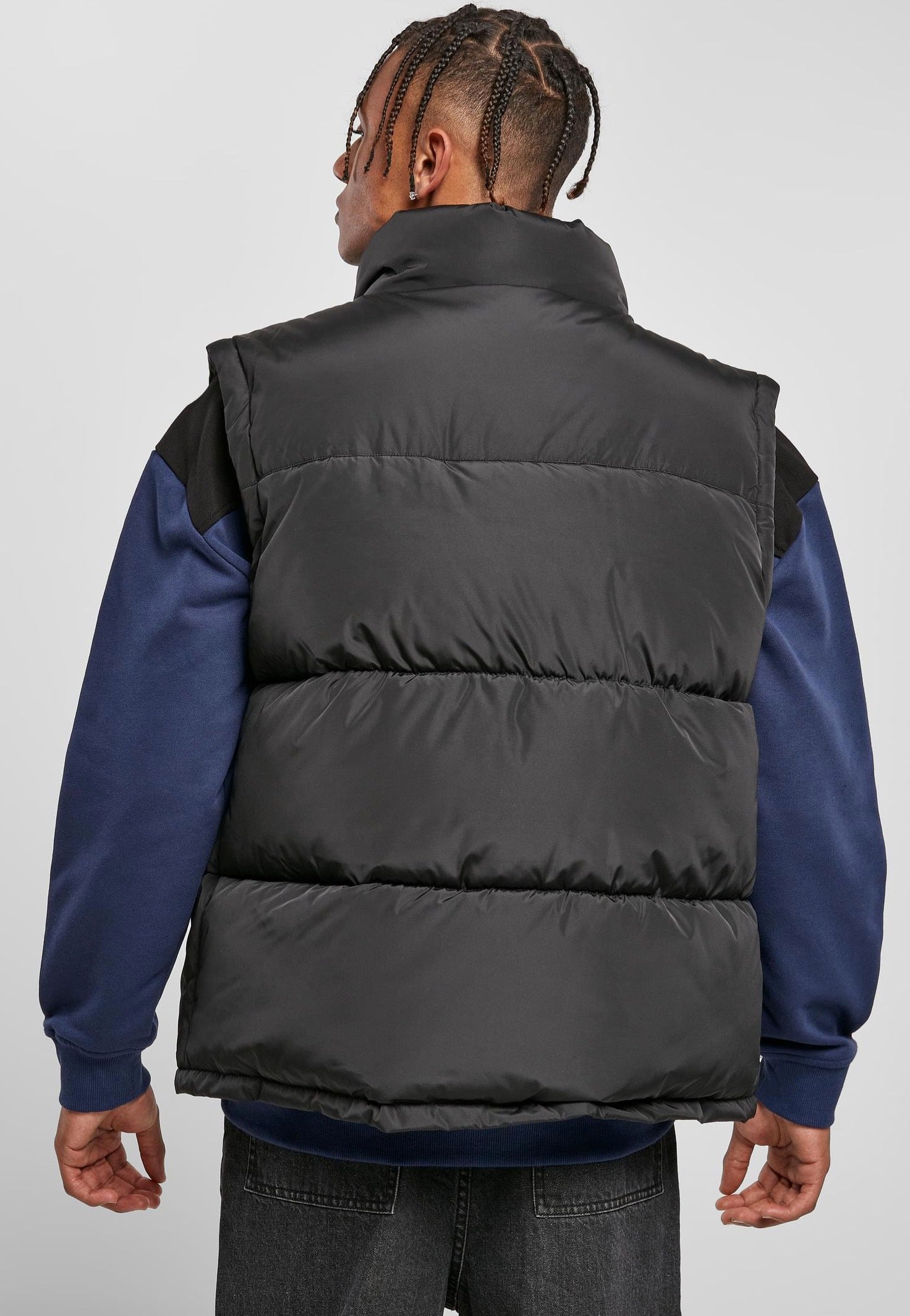 Urban Classics - Block Puffer Black/Black - Vest