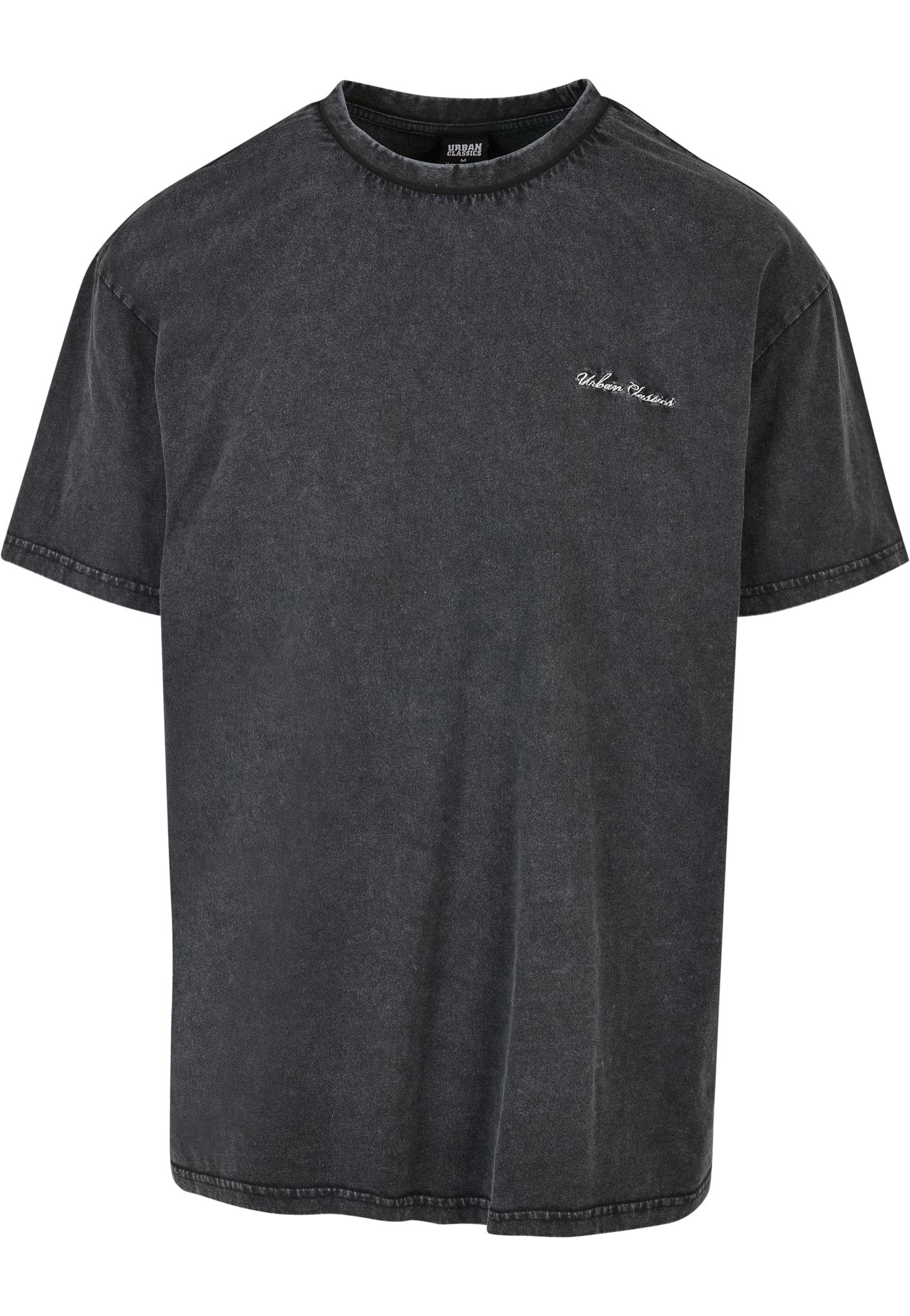 Urban Classics - Oversized Small Embroidery Black - T-Shirt